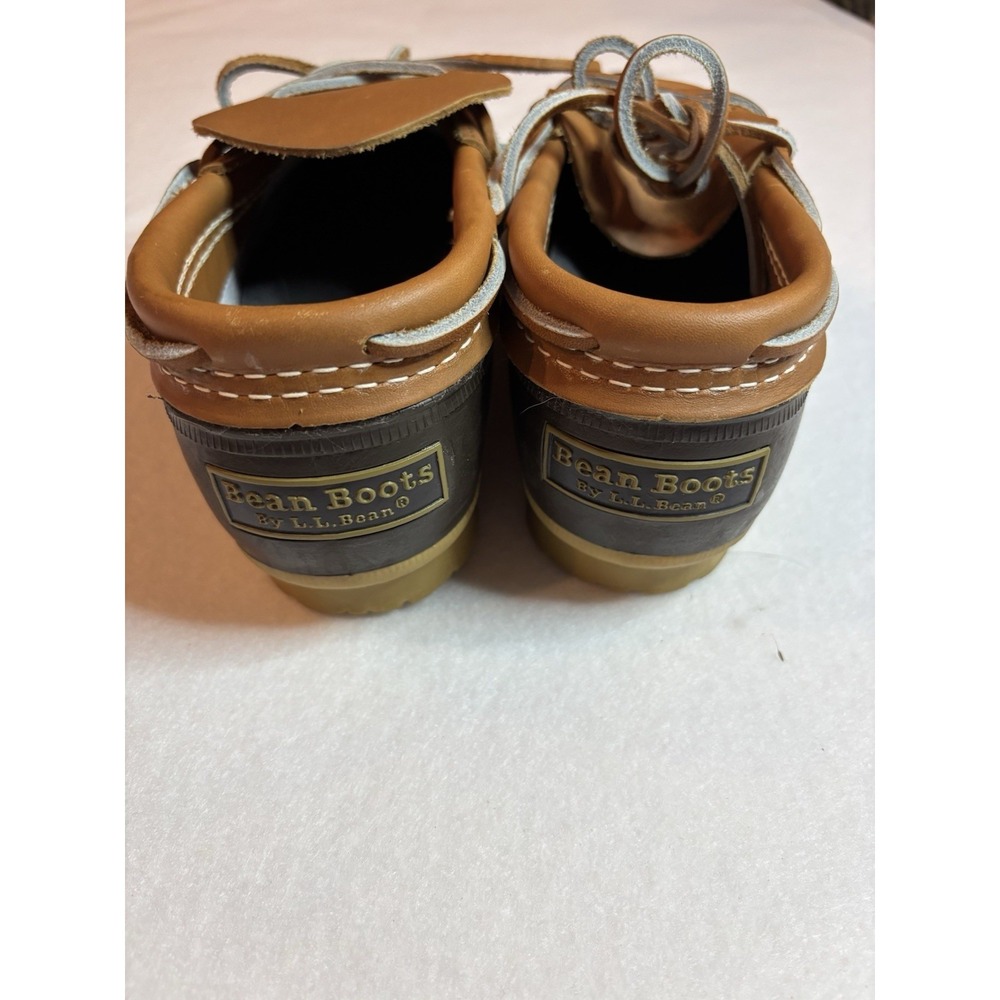 L.L. Bean Bean Boots Women's Low Top‎ Duck Boot Brown/Tan Lace-Up Size 6